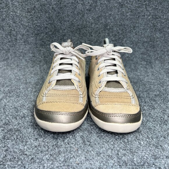 Cushe BLVD Shoes Women's 9 Champagne Canvas Lace Comfort Casual Surf Sneakers‎ - Picture 2 of 11